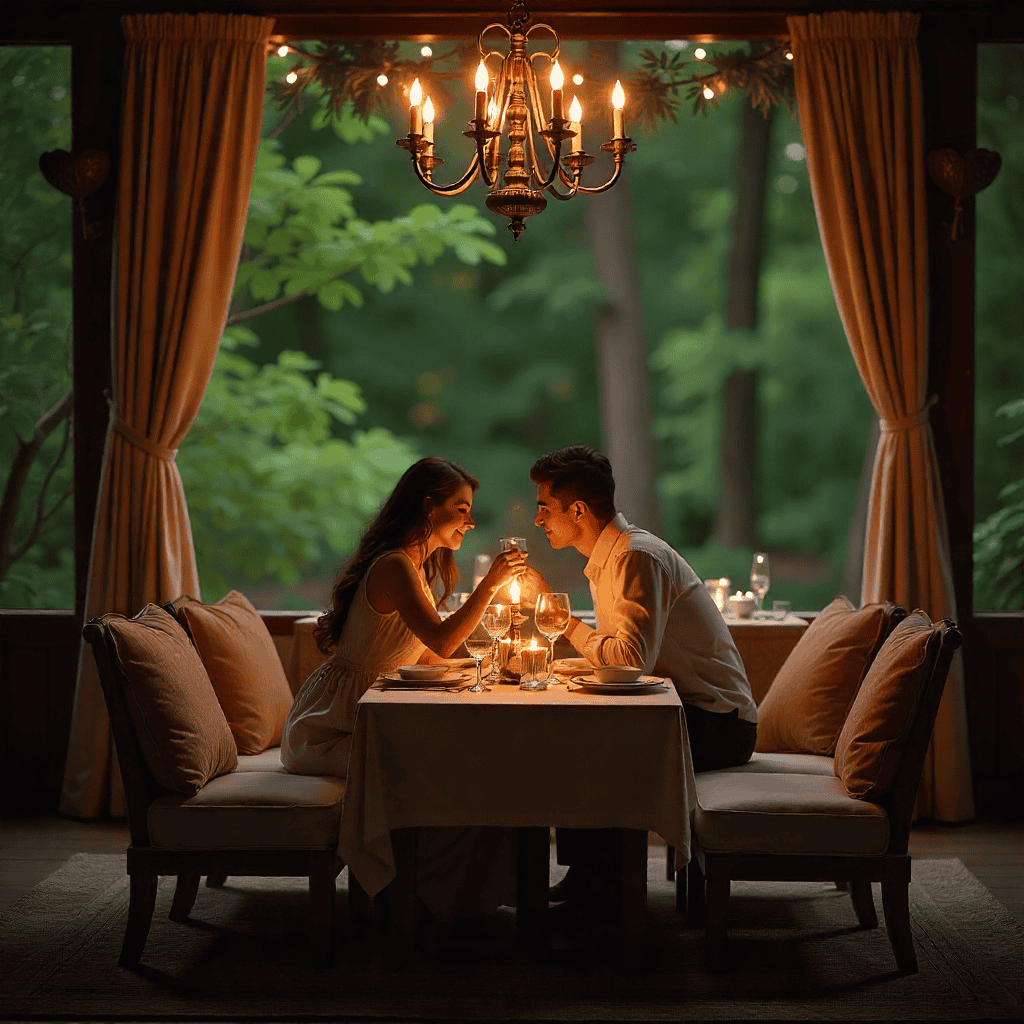 Handmaderrpresen romantisk natur dekoration